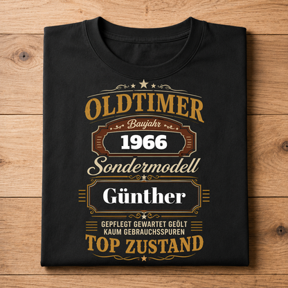 Oldtimer - Personalisierbares T-Shirt